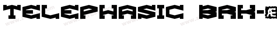 Telephasic BRK字体转换